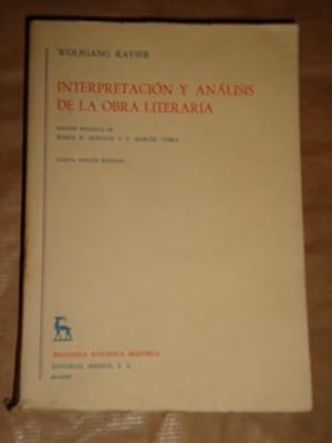 Interpretación y análisis de la obra literaria