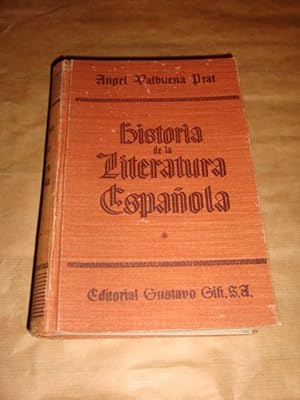 Historia de la literatura española (tomo I)