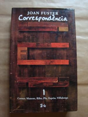 Correspondència I (Carner, Manent, Riba, Pla, Espriu, Villalonga)