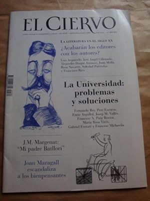 El ciervo. Revista mensual de pensamiento y cultura (nº 582-583, septiembre-octubre 1999)