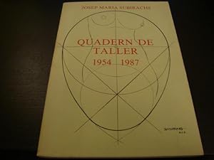 Quadern de taller. 1954-1987