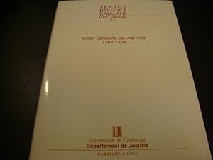 Cort General de Montsó (1382-1384) (Textos jurídics catalans. Lleis i costums II/2)