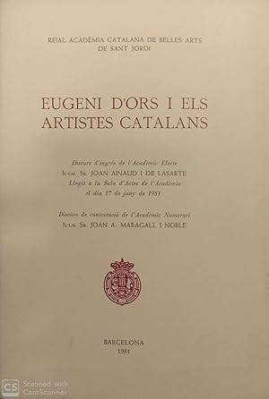 Eugeni d'Ors i els artistes catalans