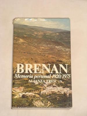 Gerald Brenan. Memoria personal 1920-1975