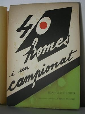 40 HOMES I UN CAMPIONAT. Caricatures i dibuixos : A. Martí Farreres. Pròleg per Josep Pons i Mumbrú