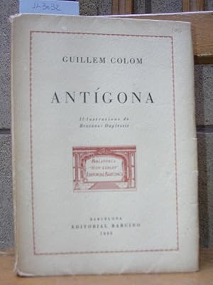 ANTIGONA. Il.lustracions de Bracons-Duplessis