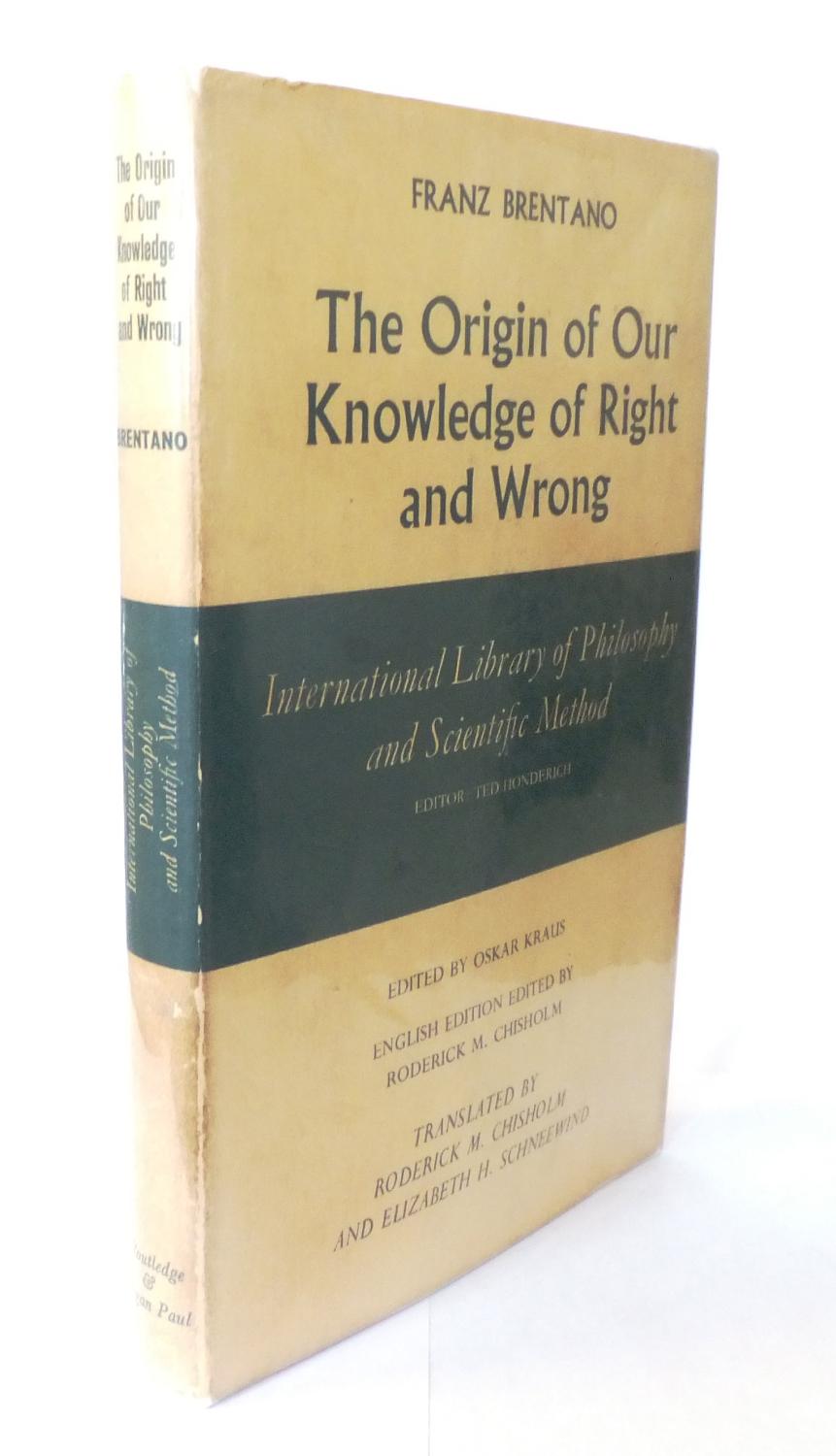 The Origin of the Knowledge of Right and Wrong