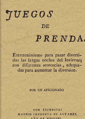 JUEGOS DE PRENDAS - POR UN AFICIONADO