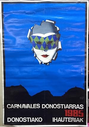 CARTEL CARNAVALES DONOSTIARRAS 1985