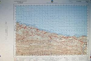 LLANES - ASTURIAS. Mapa a Escala 1: 50.000. Cartografía Militar de España: Serie L Hoja nº 16-4 (32)