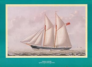EMMA LOUISE (goleta inglesa del siglo XIX)/ tiene una ligera doblez en la parte central/ A