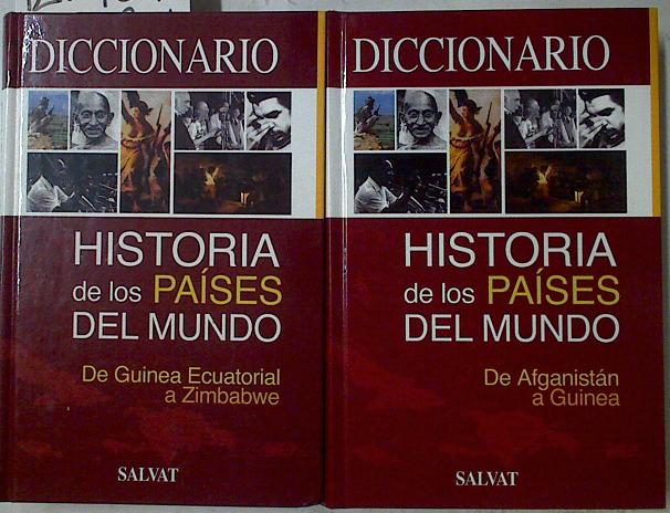 Diccionario de Historia de los países del mundo 1 y 2, - Salvat