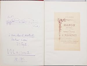 Manon Opéra-Comique en Cinq Actes et Six Tableaux de MM. Henri Meilhac et Philippe Gille. Représe...