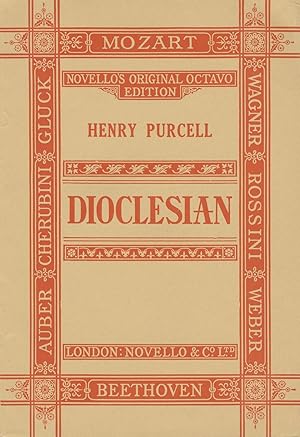 The Masque in Dioclesian or The Prophetess The Words Written by Thomas Betterton. Edited by Sir F...