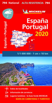 MAPA NATIONAL ESPAÑA - PORTUGAL 2020 ALTA RESISTENCIA