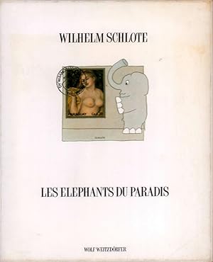 Les elephants du paradis. Kassette mit 11 farb. Offsetdrucken.