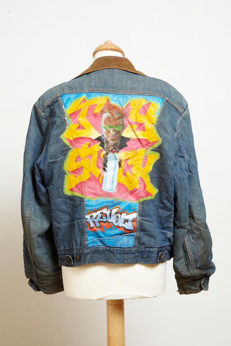 Graffiti Denim Jacket By Revolt Bouldin Joy 1984 Manuscript Nbsp Nbsp Paper Nbsp Collectible Lucius Books Aba Ilab Pbfa