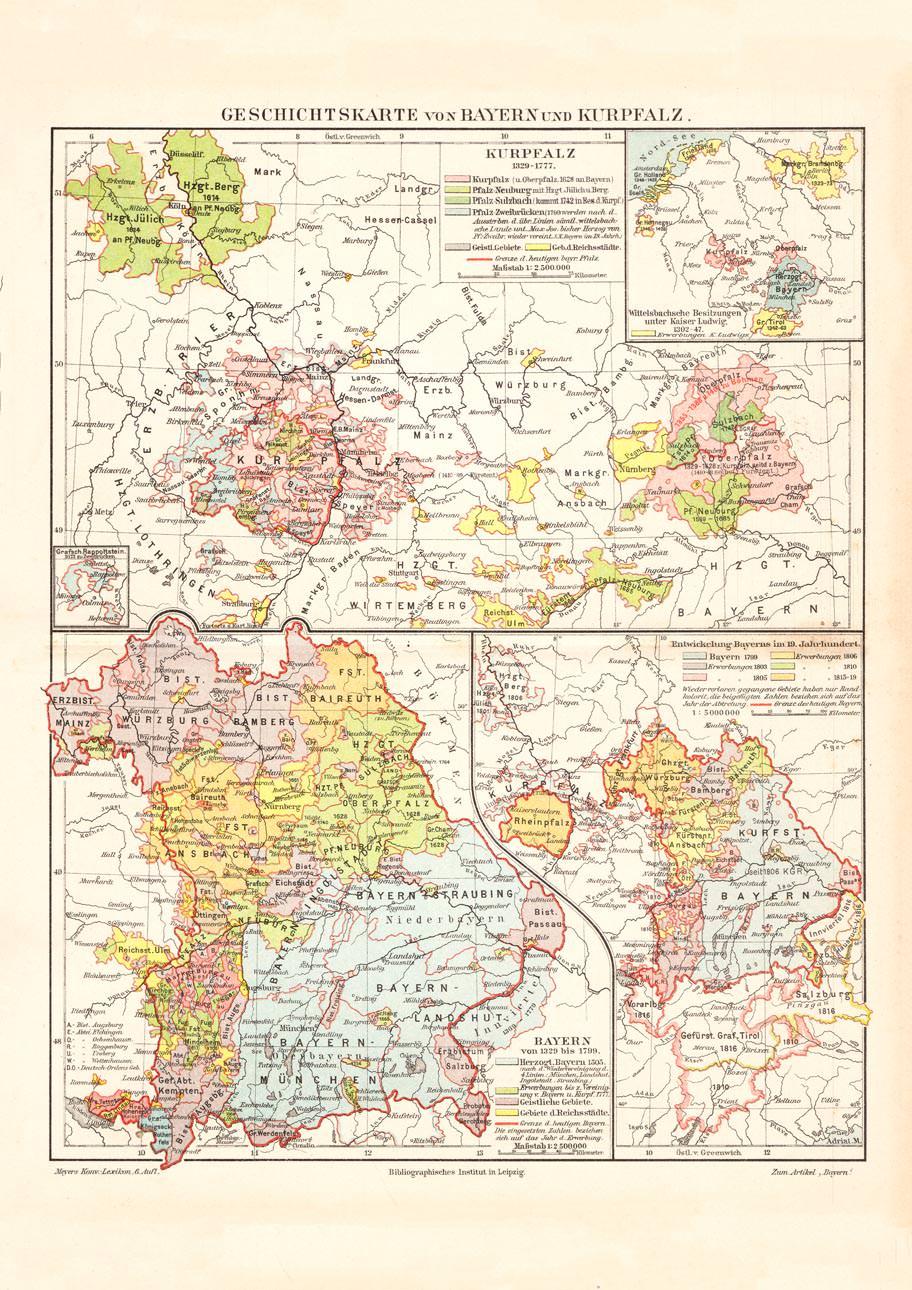 landkarte bayern - ZVAB
