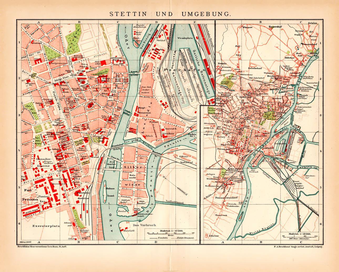stadtplan stettin - ZVAB
