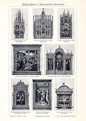 Alter historischer Druck Rauchgeräte I II Holzstich 1907