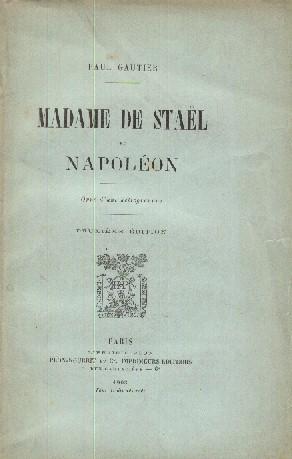 Madame de Staël et Napoléon