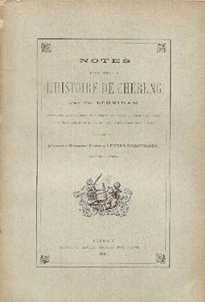 Notes pour servir à l'histoire de Chéreng