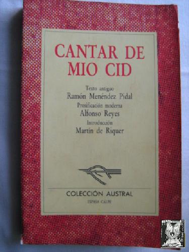 CANTAR DE MIO CID