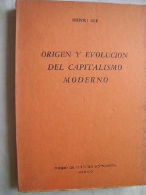 ORIGEN Y EVOLUCIÓN DEL CAPITALISMO MODERNO