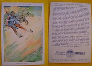 Antiguo Cromo Publicidad - Old Advertising Card : Don Quijote de la Mancha. Cap.15 - Nº 12. Ilust...