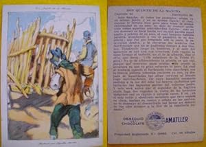 Antiguo Cromo Publicidad - Old Advertising Card : Don Quijote de la Mancha. Cap.46 - Nº 36. Ilust...