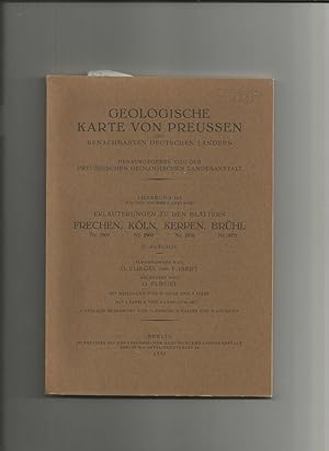 Geologische Karte von Preussen und benachbarten deutschen Ländern; Lieferung 283 (142 und 209 in ...