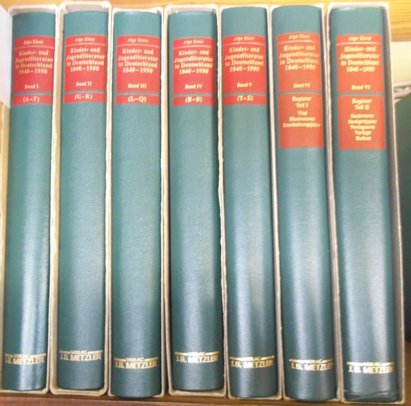 Kinder- und Jugendliteratur in Deutschland 1840-1950. Gesamtverzeichnis der Veröffentlichungen in deutscher Sprache. Bde 1-3 (von 6).