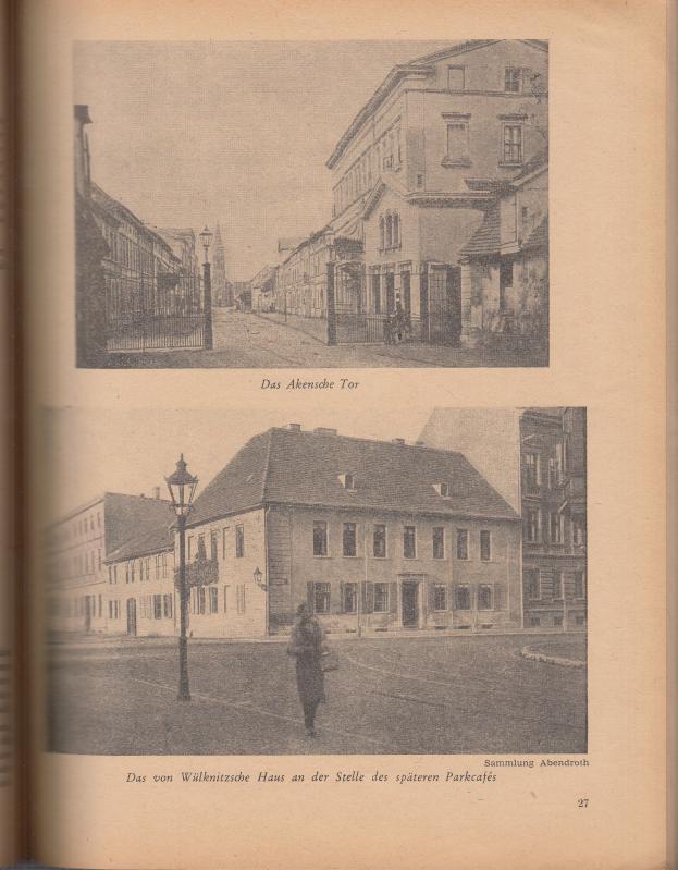 Dessauer Kalender 1958 Untertitel Tradition Anhalt