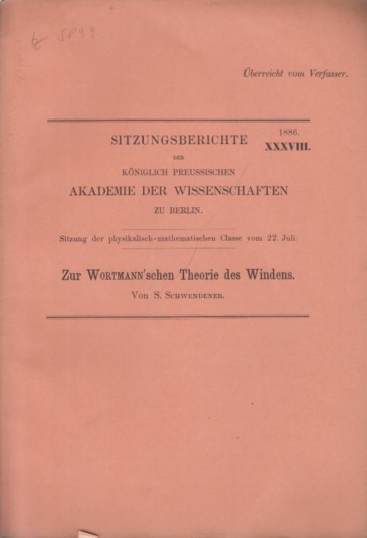 Sitzungsberichte der Königlich Preussischen Akademie der Wissenschaften XXVII