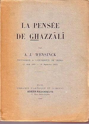 La pensée de Ghazzali.