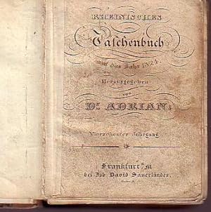 Rheinisches Taschenbuch auf das Jahr 1824. Vierzehenter Jahrgang. Im Inhalt: Gallerie aus Walter ...