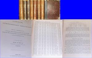 Catalog ( Katalog )der astronomischen Gesellschaft. 1. Abteilung, 1. - 15. Stück und 2. Abt. 1. -...