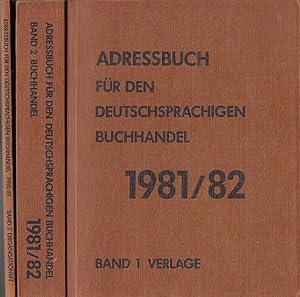 Adressbuch für den deutschsprachigen Buchhandel 1981 / 1982. Bd. 1: Verlage. Bd. 2: Buchhandel. B...