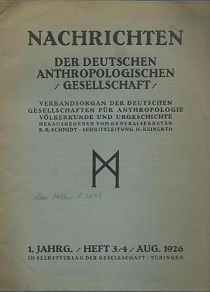 Neue Schädelfunde. In: Nachrichten der Deutschen Anthropologischen Gesellschaft, Jahrgang 1, Heft...