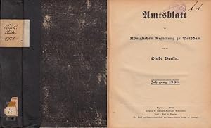 AmtsBlatt der Königlichen Regierung zu Potsdam und der Stadt Berlin. (Früher: Amtsblatt der König...