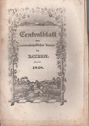 Centralblatt des landwirthschaftlichen Vereins in Bayern. Nro. I, Januar 1848.