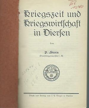 Kriegszeit und Kriegswirtschaft in Viersen. Mit Vorbemerkung.