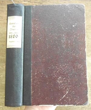 Justus Liebig's Annalen der Chemie 1880 / 1881. Band 205 -206. Zwei Teile mit jeweils 3 Heften in...