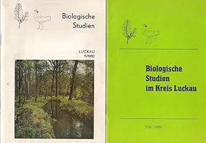 Biologische Studien im Kreis Luckau. Konvolut bestehend aus 7 Heften, enthalten sind: Heft 1, 197...
