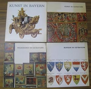 Konvolut mit 4 Teilen: 1) Burgen in Ostbayern. 2 ) Volkskunst in Ostbayern. 3 ) Kunst in Ostbayer...