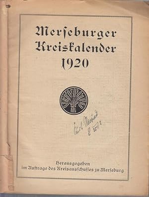 Merseburger Kreiskalender 1920.