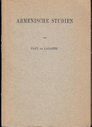 Armenische Studien. Neudruck der Ausgabe 1877.