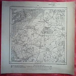 Beerfelde / Topographische Karte: Karte des Landes zunächst um Berlin. 52: Sect. Beerfelde. Maßst...