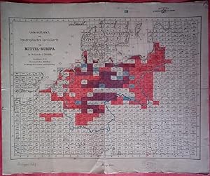 Uebersichtsblatt zur topographischen Specialkarte von Mittel - Europa im Maßstabe 1: 200 000 hera...