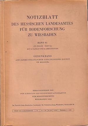 Notizblatt des Hessischen Landesamtes für Bodenforschung zu Wiesbaden. Band 81 (VI. Folge, Heft 4...